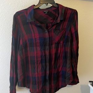 Plaid button up